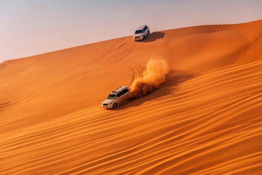 Desert Safari / Dune Bashing, Dubai & Abu Dhabi Deserts, United Arab Emirates